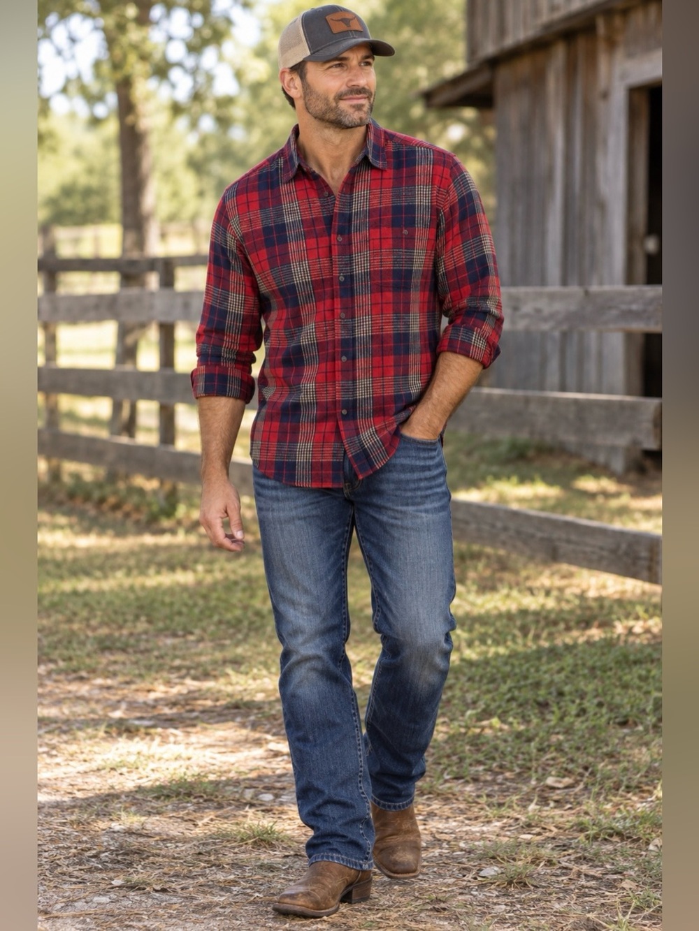 Vintage Woolrich plaid shirt